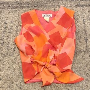 Vintage Wrap Top - 70s / 80s